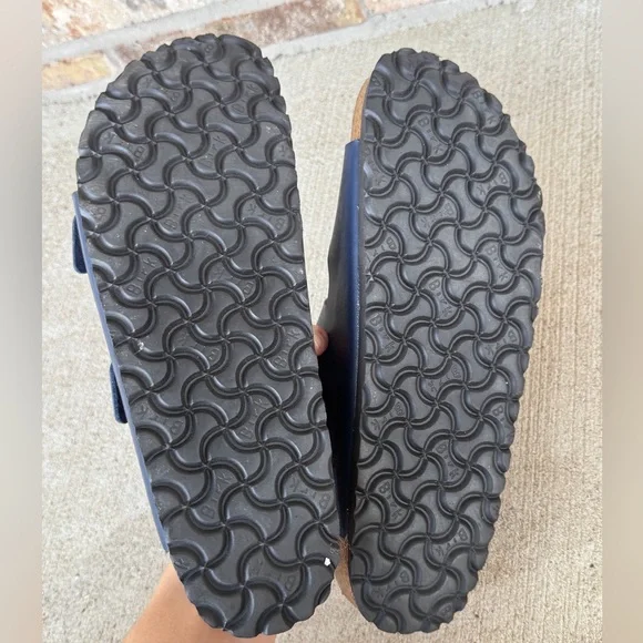 Birkenstock Arizona Slides Sandals Dark Navy Blue 42 Women’s - Picture 8 of 10